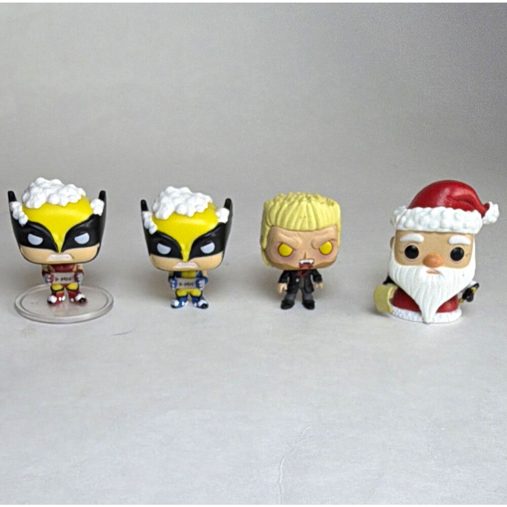 Funko Vinyl Mixed Lot 4 Pack Wolverine & Santa Claus The Lost Boys Figures